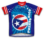 Puerto Rico Short Sleeve Cycling Jersey for Men and Women