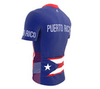 Puerto Rico  Full Zipper Bike Short Sleeve Cycling Jersey