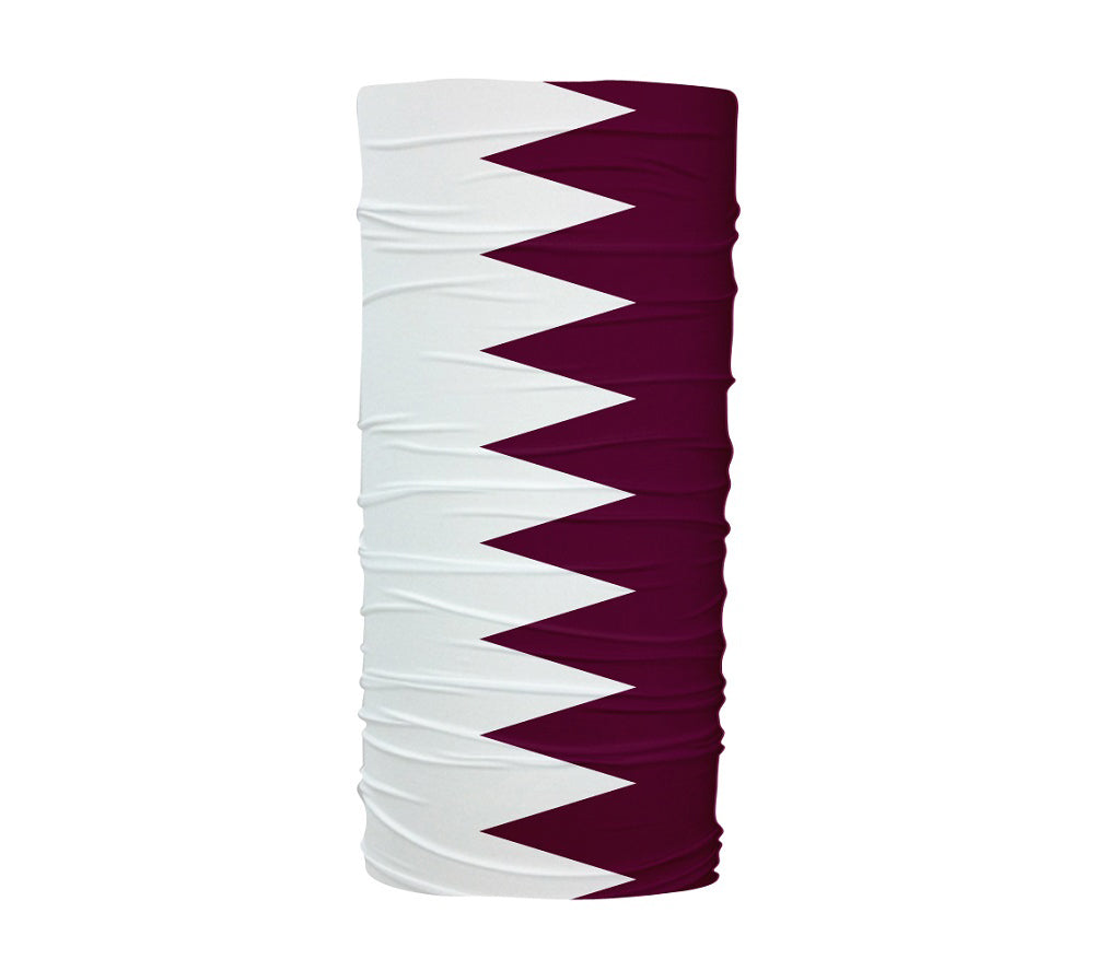 Qatar Flag Multifunctional UV Protection Headband