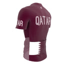Qatar  Full Zipper Bike Short Sleeve Cycling Jersey