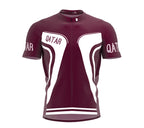 Qatar  Full Zipper Bike Short Sleeve Cycling Jersey