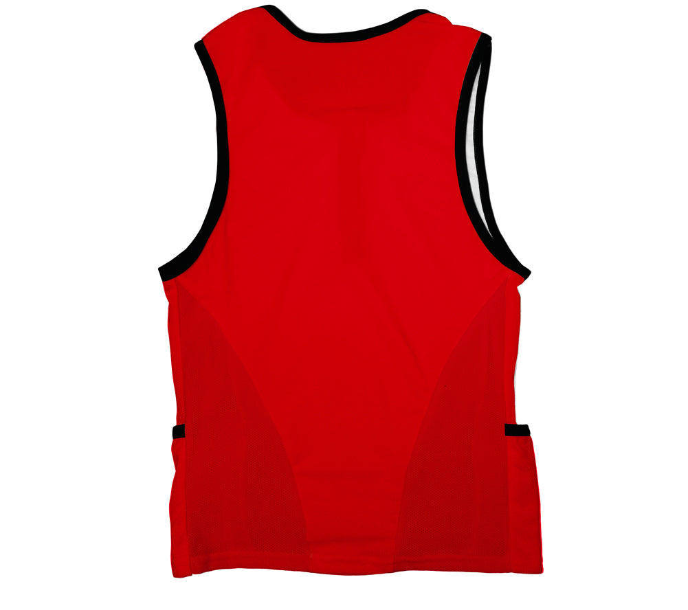 Red Triathlon Top