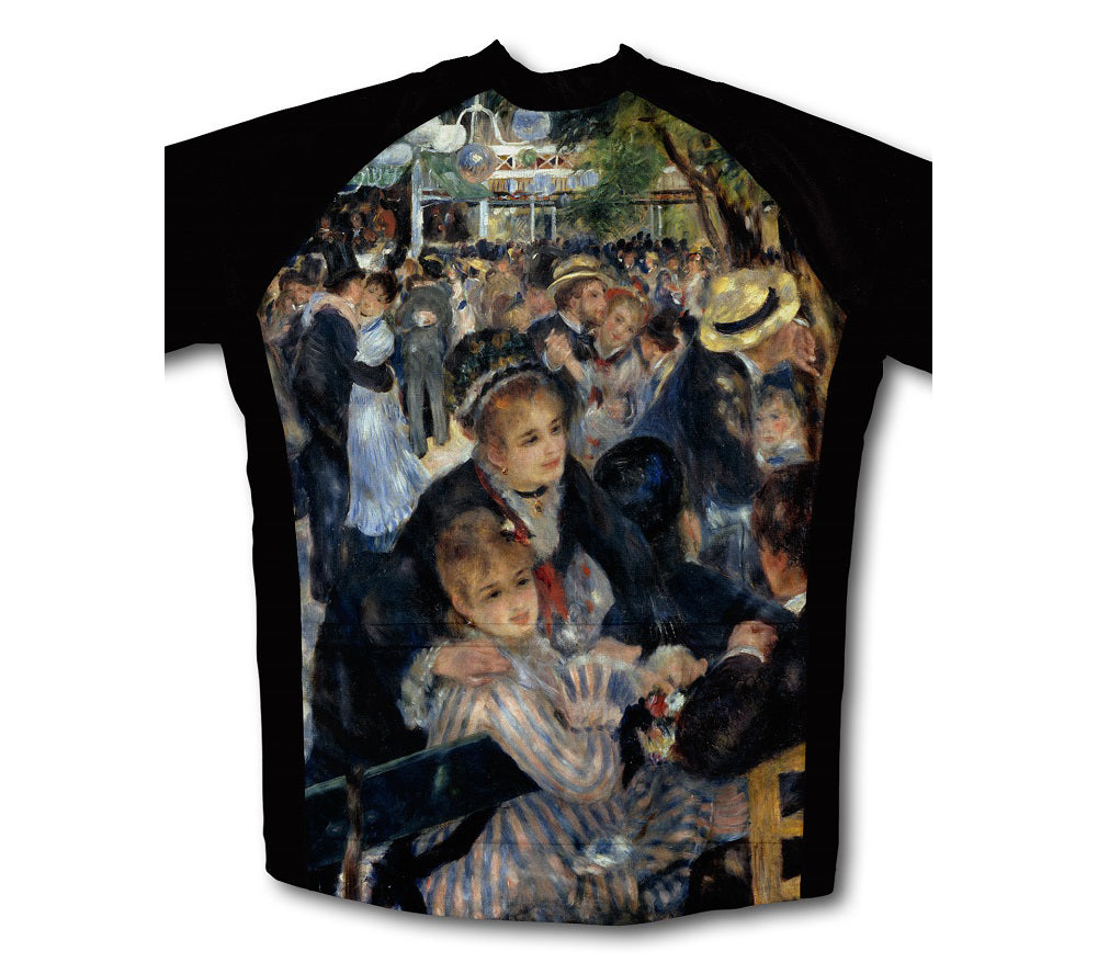 Renoir - Bal du Moulin de la Galette Short Sleeve Cycling Jersey for Men and Women
