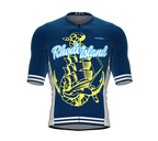 ScudoPro Pro-Elite Short Sleeve Cycling Jersey Rhode Island USA State Icon landmark symbol identity  | Men and Women
