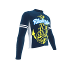 ScudoPro Pro Thermal Long Sleeve Cycling Jersey Rhode Island USA state Icon landmark identity  | Men and Women