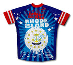 Rhode Island Short Sleeve Cycling Jersey for Men and Women