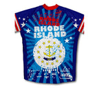 Rhode Island Short Sleeve Cycling Jersey for Men and Women