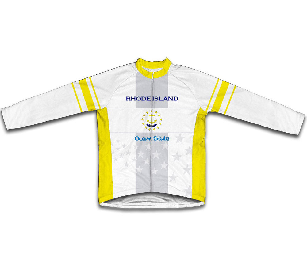 Rhode Island Flag Winter Thermal Cycling Jersey