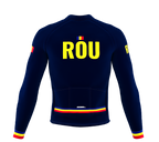 ScudoPro Pro Thermal Long Sleeve Cycling Jersey Country CODE Romania Blue | Men and Women