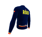 ScudoPro Pro Thermal Long Sleeve Cycling Jersey Country CODE Romania Blue | Men and Women