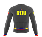ScudoPro Pro Thermal Long Sleeve Cycling Jersey Country CODE Romania Gray | Men and Women