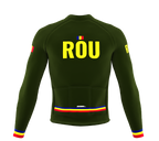 ScudoPro Pro Thermal Long Sleeve Cycling Jersey Country CODE Romania Green | Men and Women