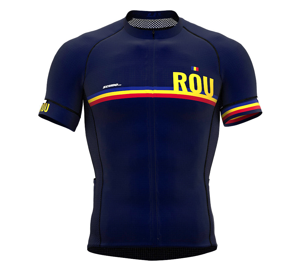 Romania Blue CODE Short Sleeve Cycling PRO Jersey for Men and WomenRomania Blue CODE Short Sleeve Cycling PRO Jersey for Men and Women