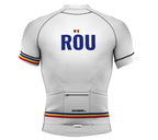 Romania White CODE Short Sleeve Cycling PRO Jersey for Men and Women