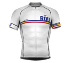 Romania White CODE Short Sleeve Cycling PRO Jersey for Men and WomenRomania White CODE Short Sleeve Cycling PRO Jersey for Men and Women