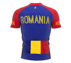 Romania  Full Zipper Bike Short Sleeve Cycling Jersey