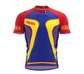 Romania  Full Zipper Bike Short Sleeve Cycling Jersey