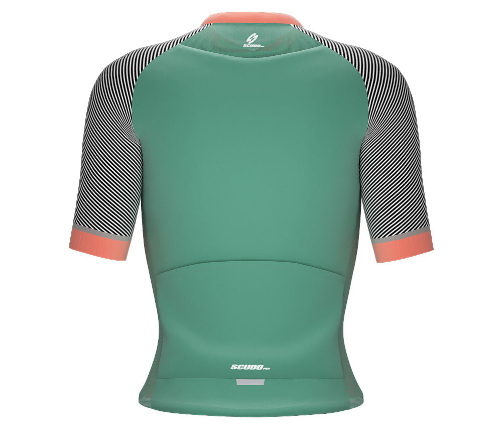 Scudopro Pro-Elite Short Sleeve Cycling Pro Fit Jersey Rosewood for Women