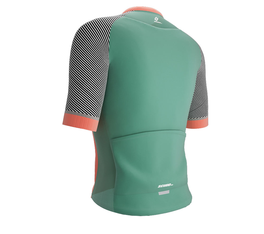 Scudopro Pro-Elite Short Sleeve Cycling Pro Fit Jersey Rosewood for Women