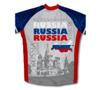Russia Short Sleeve Cycling Jersey for Men and Women