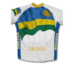 Rwanda Flag Winter Thermal Cycling Jersey