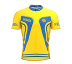 Rwanda  Full Zipper Bike Short Sleeve Cycling Jersey