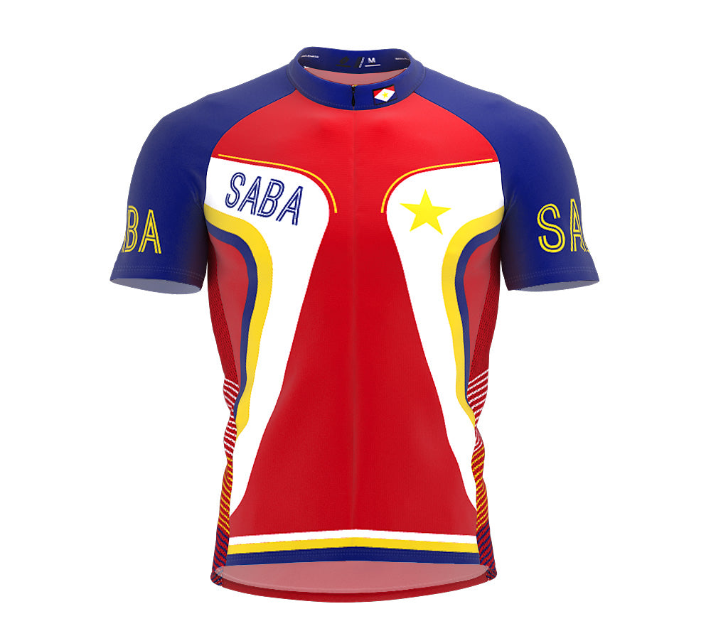 SabaSaba  Full Zipper Bike Short Sleeve Cycling Jersey