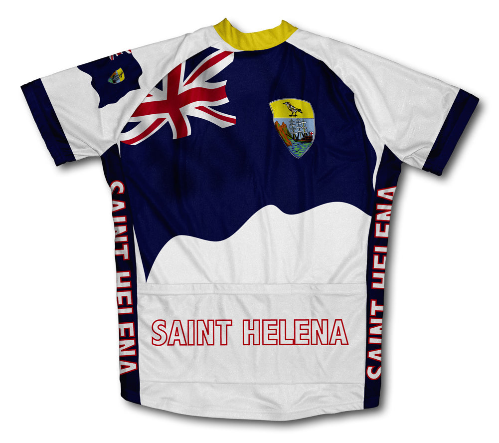 Saint Helena Flag Cycling Jersey for Men and Women