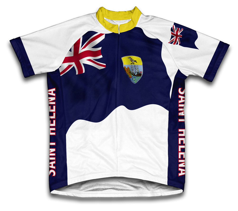 Saint Helena Flag Cycling Jersey for Men and Women