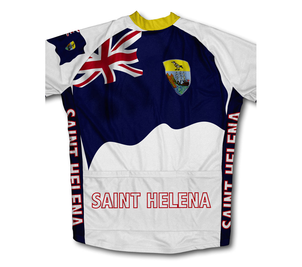 Saint Helena Flag Cycling Jersey for Men and Women