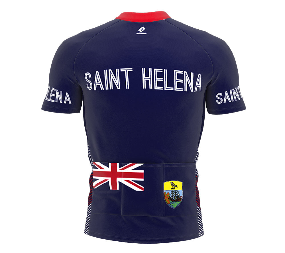 Saint Helena  Full Zipper Bike Short Sleeve Cycling Jersey