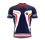 Saint Helena  Full Zipper Bike Short Sleeve Cycling Jersey