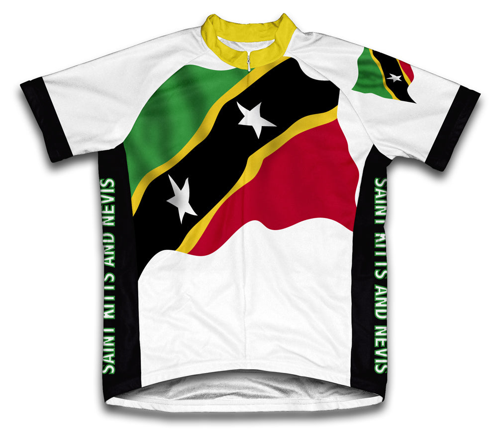 Saint Kitts And Nevis Flag Cycling Jersey for Men and Women