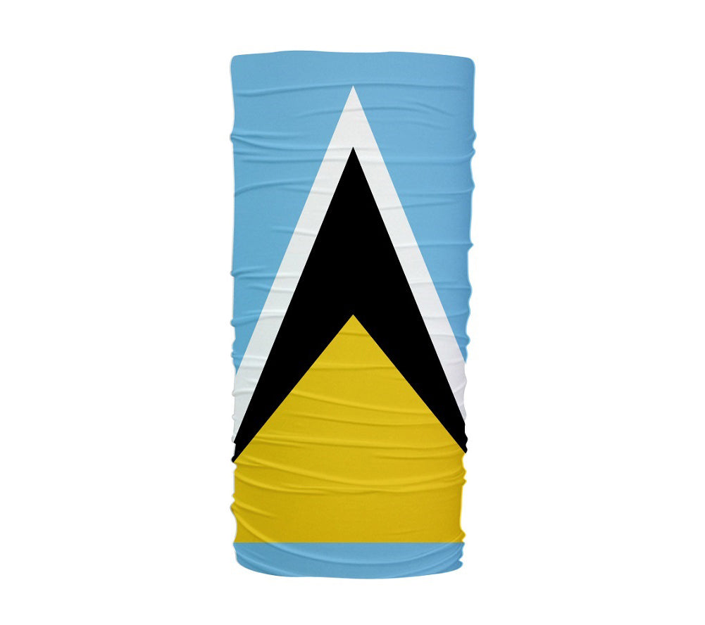Saint Lucia Flag Multifunctional UV Protection Headband