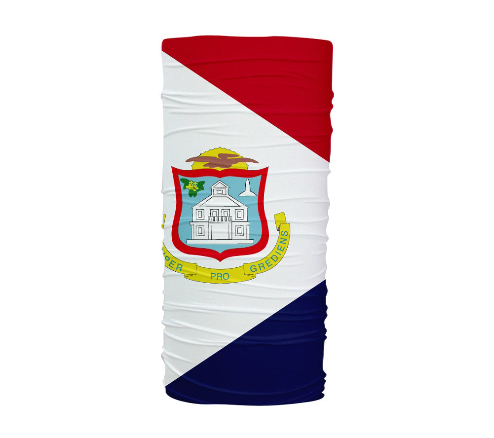 Saint Martin Flag Multifunctional UV Protection Headband
