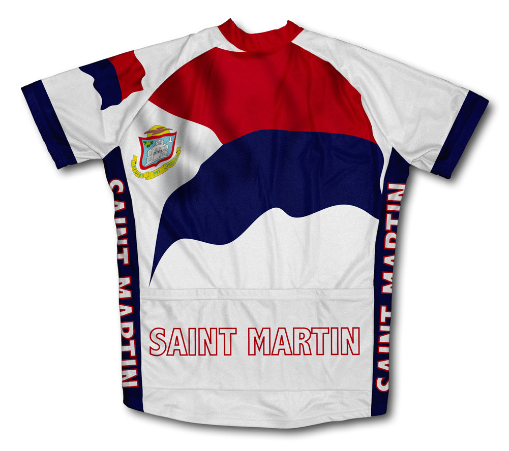 Saint Martin Flag Cycling Jersey for Men and Women