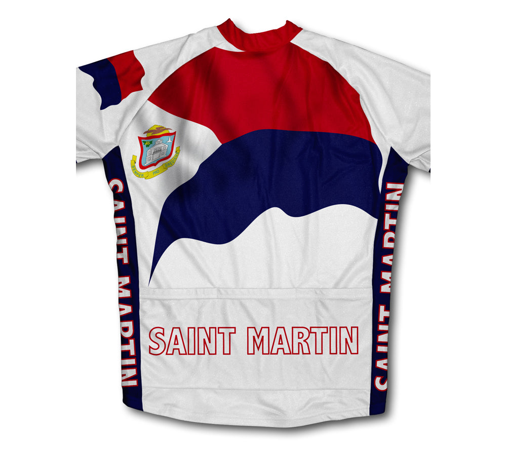 Saint Martin Flag Cycling Jersey for Men and Women