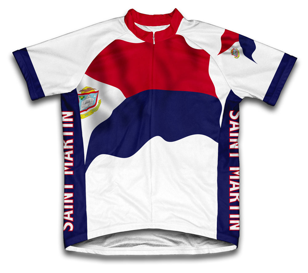 Saint Martin Flag Cycling Jersey for Men and Women