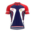 Saint Martin  Full Zipper Bike Short Sleeve Cycling Jersey