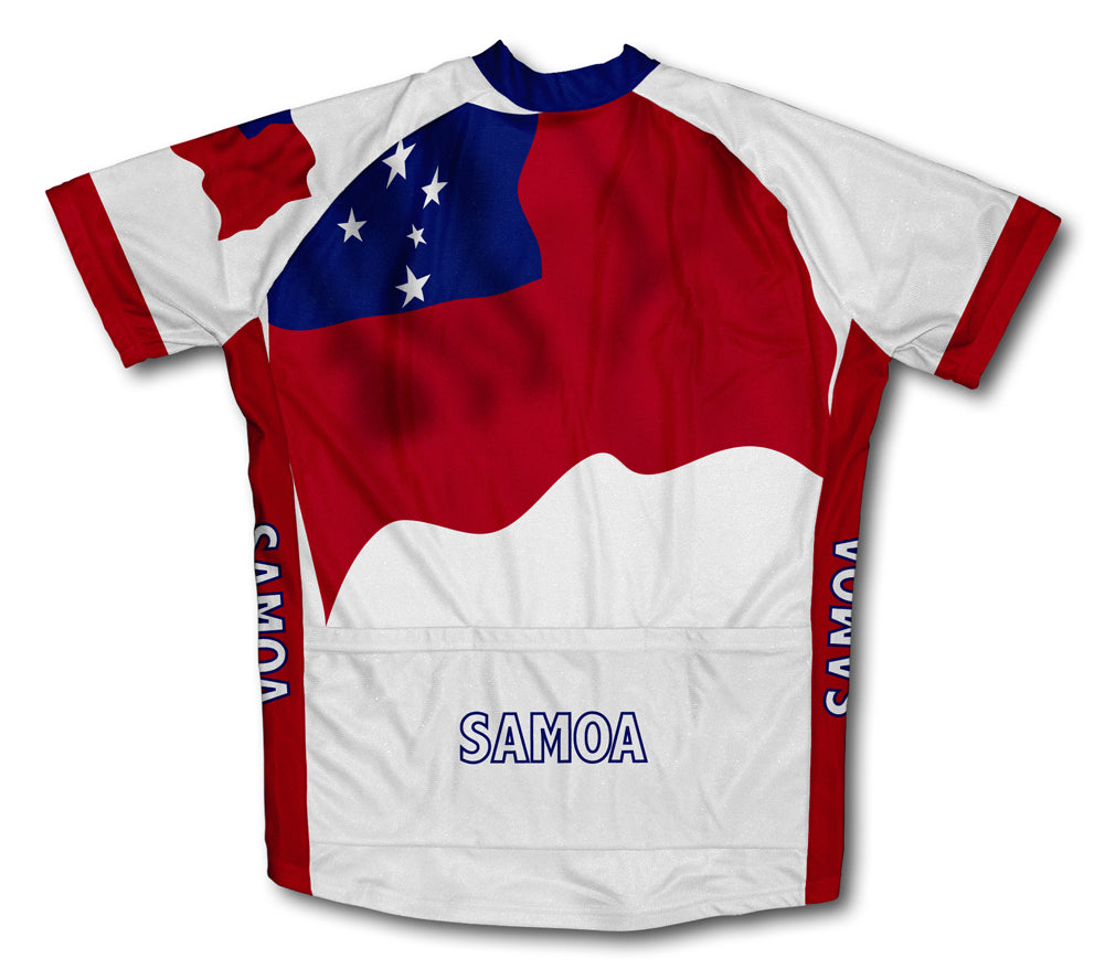 Samoa Flag Cycling Jersey for Men and Women