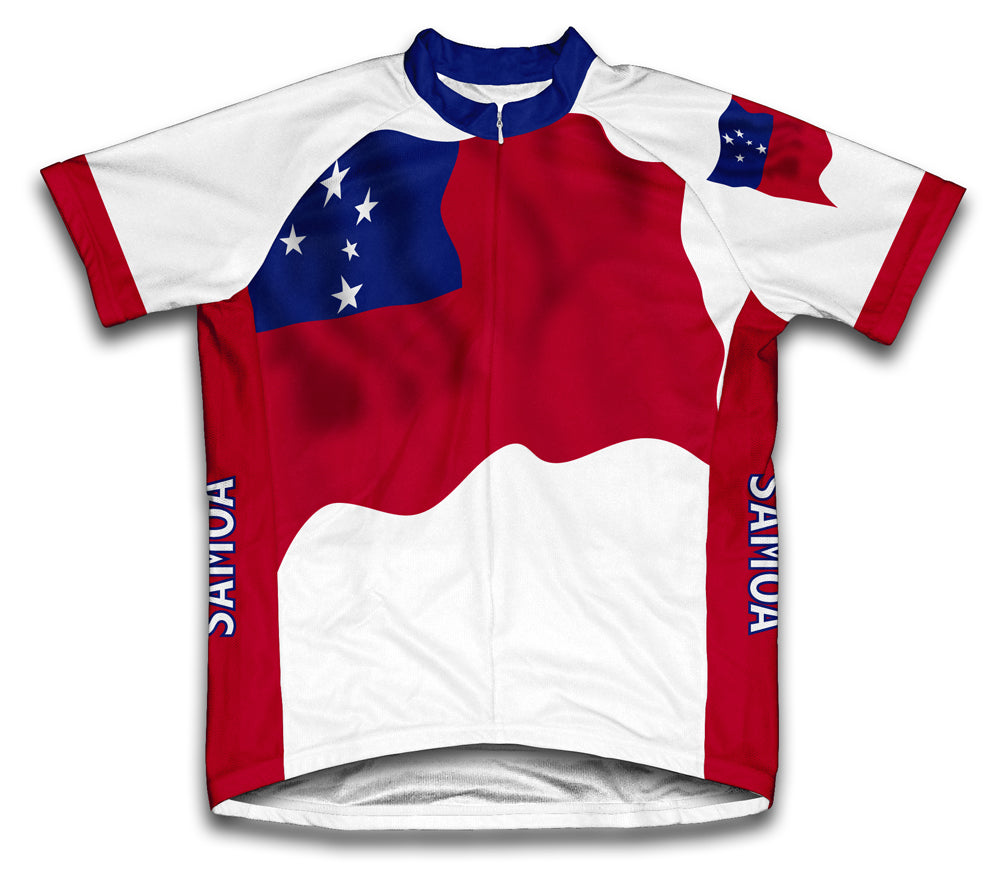 Samoa Flag Cycling Jersey for Men and Women