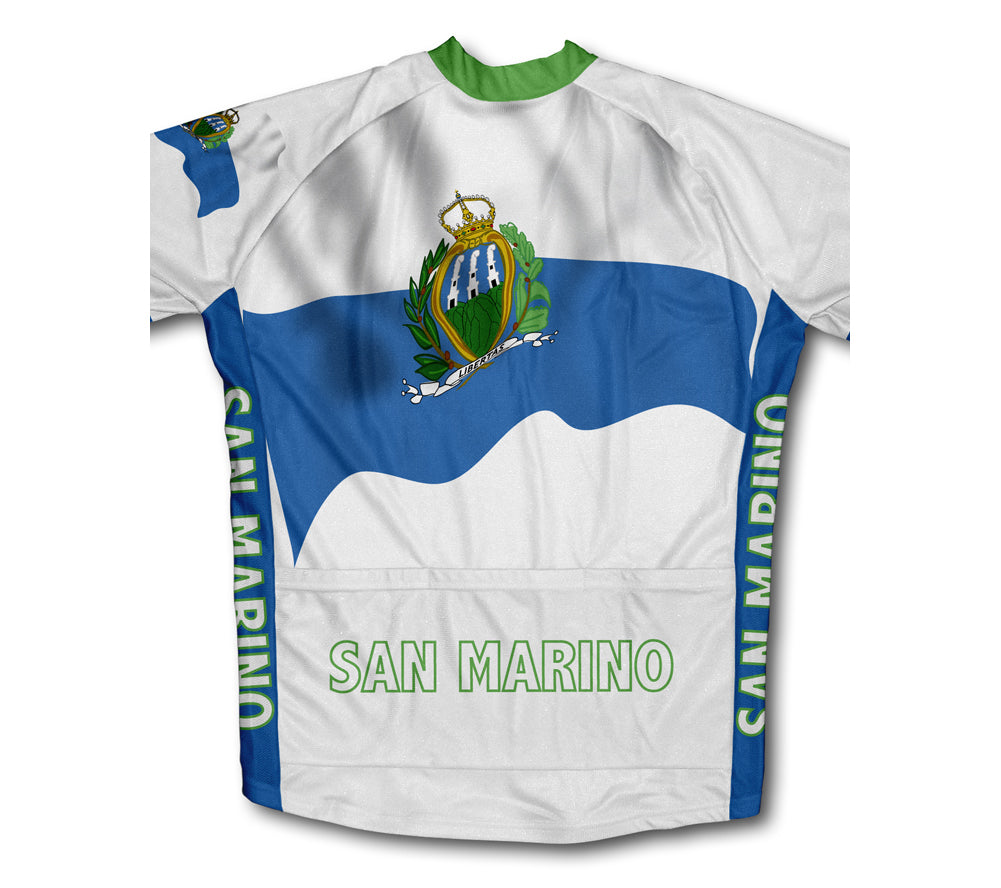 San Marino Flag Winter Thermal Cycling Jersey