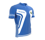 San Marino  Full Zipper Bike Short Sleeve Cycling Jersey