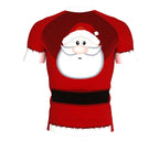 Santa Suit Short Sleeve Cycling Jersey for Men and Women