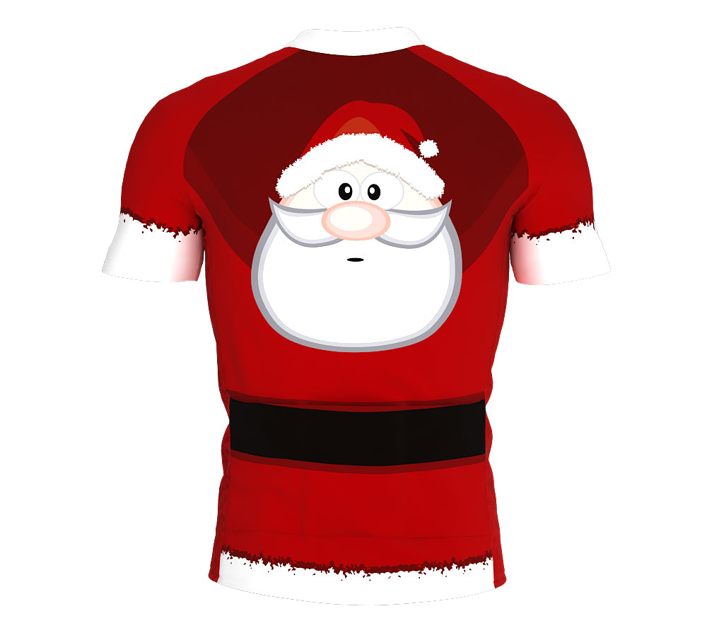 Santa Suit Short Sleeve Cycling Jersey for Men and Women