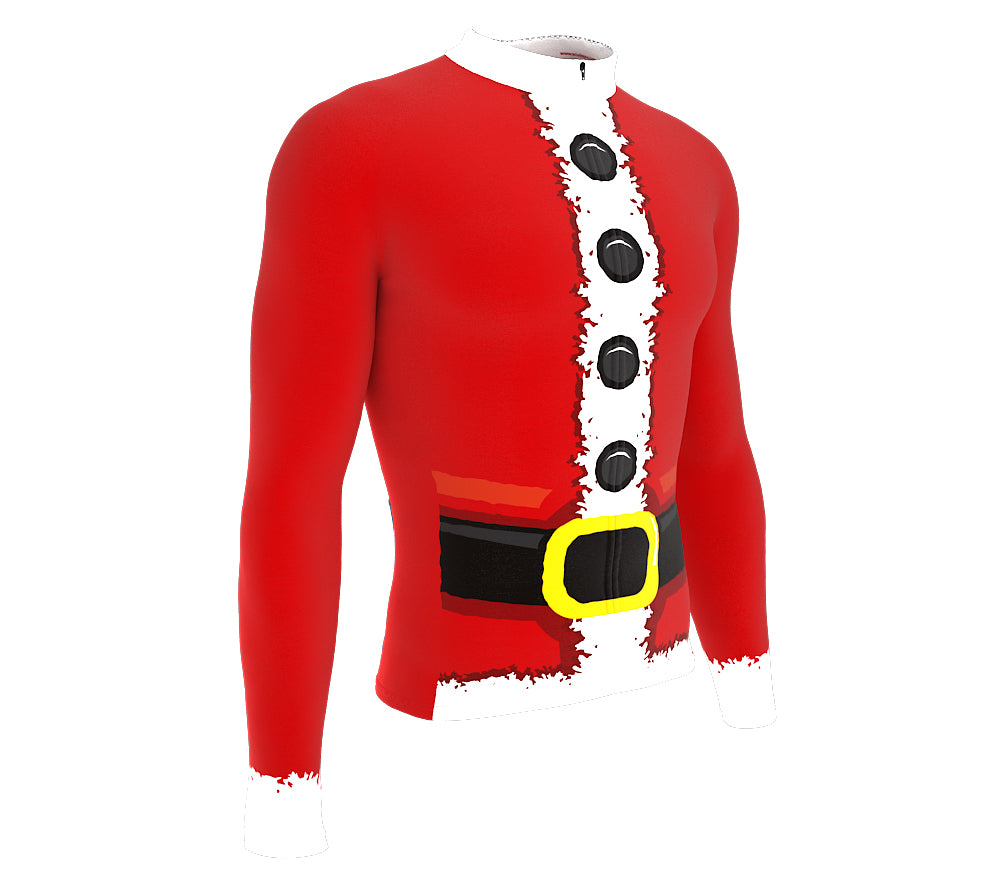 Santa Suit Short Sleeve Cycling Jersey for Men and Women