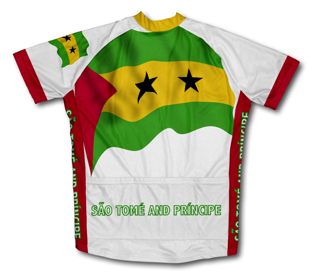 Sao Tome And Principe Flag Cycling Jersey for Men and Women
