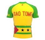 Sao Tome And Principe  Full Zipper Bike Short Sleeve Cycling Jersey