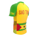 Sao Tome And Principe  Full Zipper Bike Short Sleeve Cycling Jersey
