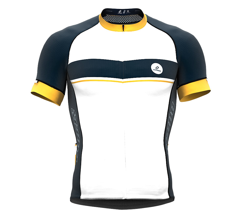Seashell Canary Short Sleeve Cycling PRO Jersey